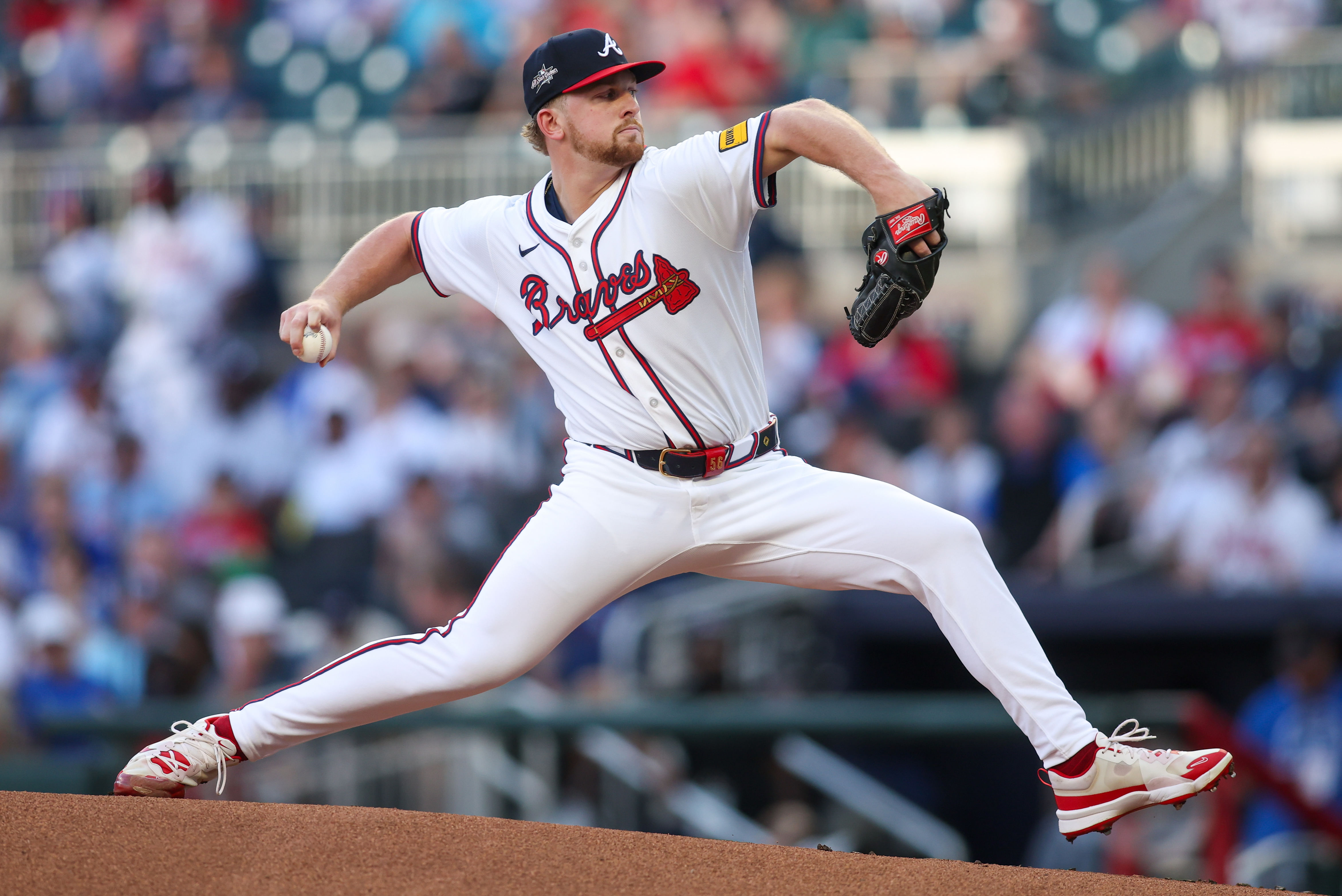 Spencer Schwellenbach is pitching today - Source: Imagn